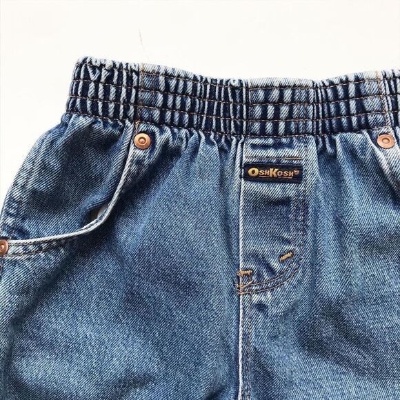 Vintage Oshkosh elastic waist jeans 2T - Picture 2 of 6
